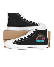 Music On Blast Collection Men's High Top White Shoes tile