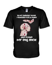 I reached for a hand and found my dig bick V-Neck T-Shirt thumbnail