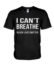 I can not breathe merch V-Neck T-Shirt thumbnail