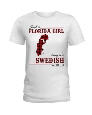 Just An Florida Girl In Swedish Ladies T-Shirt thumbnail