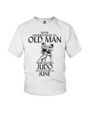 Never Underestimate Old Man Judo June Youth T-Shirt thumbnail