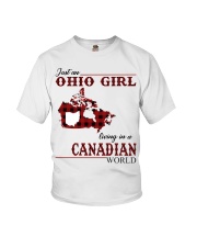 Just An Ohio Girl In Canadian World Youth T-Shirt thumbnail