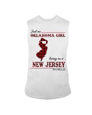 Oklahoma Girl Living In New Jersey Sleeveless Tee thumbnail