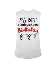20th Birthday Quarantined 20 Year Old Sleeveless Tee thumbnail