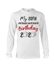 20th Birthday Quarantined 20 Year Old Long Sleeve Tee thumbnail