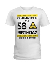 58th Birthday 58 Years Old Ladies T-Shirt thumbnail