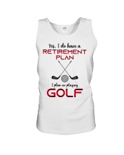 Golf lover Unisex Tank thumbnail