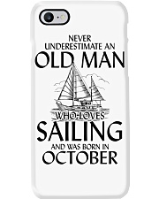Never Underestimate Old Man Loves Sailing October Phone Case thumbnail