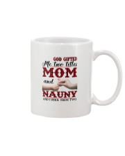 God Gifted Me Two Titles Mom And Nauny Mug thumbnail