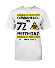 72nd Birthday 72 Years Old Classic T-Shirt front