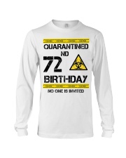 72nd Birthday 72 Years Old Long Sleeve Tee thumbnail