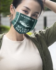 FM00222STORE I'd Rather Be Scuba Diving 3 Layer Face Mask - Single aos-face-mask-3-layers-lifestyle-front-13
