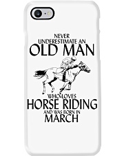 Never Underestimate Old Man Horse Riding March Phone Case thumbnail