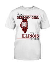 Just A German Girl In Illinois World Classic T-Shirt front