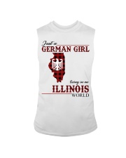 Just A German Girl In Illinois World Sleeveless Tee thumbnail