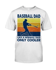 Baseball Dad Like A Normal Dad Only Cooler Classic T-Shirt tile