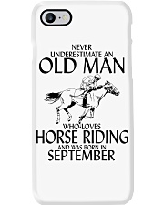 Old Man Horse Riding September Phone Case thumbnail