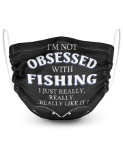 fishing 2 Layer Face Mask - Single front