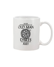 Never Underestimate An Old Man Loves Darts July Mug thumbnail