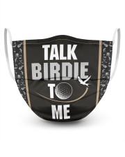 Talk Birdie To Me Golf 3 Layer Face Mask - Single front