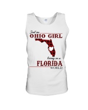 Just An Ohio Girl In Florida World Unisex Tank thumbnail