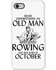 An Old Man Who Loves Rowing And Was Born October Phone Case thumbnail
