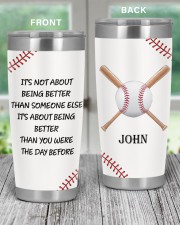 Baseball Personalized Christmas Gift 20oz Tumbler aos-20oz-tumbler-lifestyle-front-59