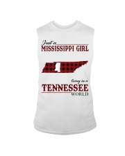 Just A Mississippi Girl In Tennessee World Sleeveless Tee thumbnail