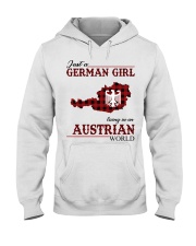Just A German Girl In Austrian World Hooded Sweatshirt thumbnail