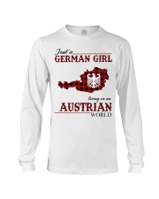 Just A German Girl In Austrian World Long Sleeve Tee thumbnail