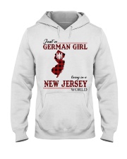 Just A German Girl In New Jersey World Hooded Sweatshirt thumbnail