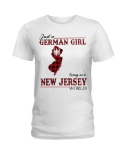 Just A German Girl In New Jersey World Ladies T-Shirt thumbnail