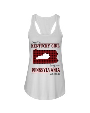 Just A Kentucky Girl In Pennsylvania World Ladies Flowy Tank thumbnail