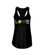 Tennis Love Ladies Flowy Tank tile