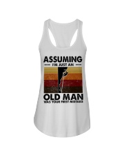 Assuming I'm Just An Old Man Climbing Ladies Flowy Tank thumbnail