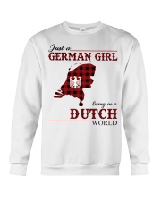 Just A German Girl In Dutch World Crewneck Sweatshirt thumbnail