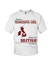 Just A Minnesota Girl In British World Youth T-Shirt thumbnail