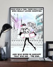 January Girl-Shopping 24x36 Poster lifestyle-poster-2