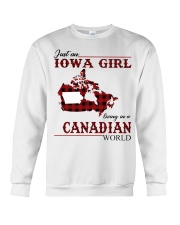 Just An Iowa Girl In Canadian Crewneck Sweatshirt thumbnail