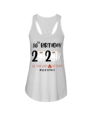 80th Birthday 80 Years Old Ladies Flowy Tank thumbnail