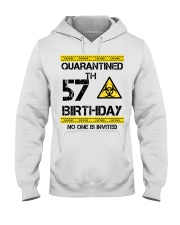 57th Birthday 57 Years Old Hooded Sweatshirt thumbnail