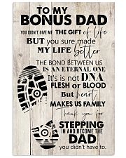 To My Bonus Dad 24x36 Poster front