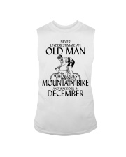 Never Underestimate Old Man Mountain Bike December Sleeveless Tee thumbnail