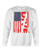 Scuba Diving American Flag Crewneck Sweatshirt thumbnail