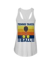 Tennis Takes Balls Ladies Flowy Tank thumbnail