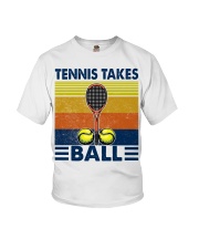 Tennis Takes Balls Youth T-Shirt thumbnail