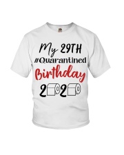 29th Birthday Quarantined 29 Year Old Youth T-Shirt thumbnail