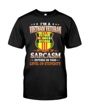 I AM A VIETNAM VETERAN 2 Classic T-Shirt front