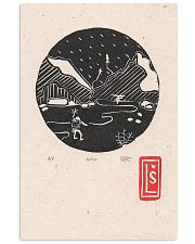 Death Stranding inspired Lino Print Koko Black 11x17 Poster front