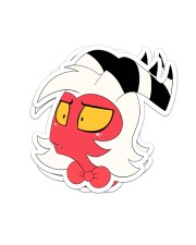 grumpy-moxxie-sticker Sticker - 2 pack (Vertical) front